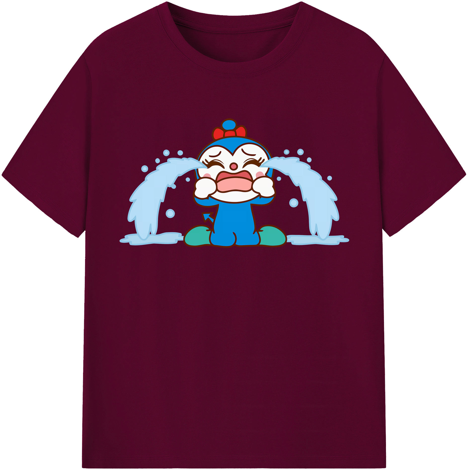 （画像用） アンパンマン Anpanman レディースカジュアルプリントTシャツ（綿100％）